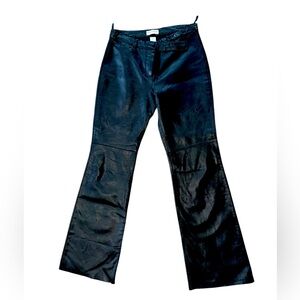 Woman’s Hugo Buscati collection side 8 leather pants